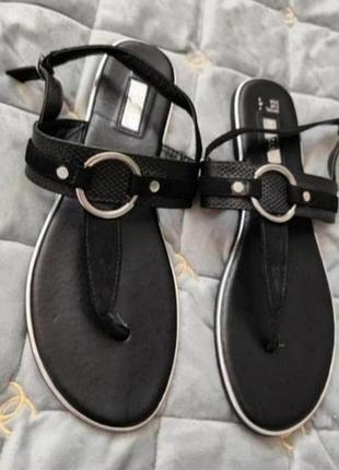 Сандалии, женские, вьетнамки, босоножки замшевые primark.