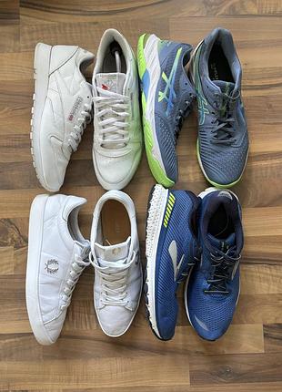 46-47 rebook classic asics fred perry brooks кросівки