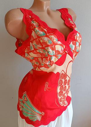Блуза, топ из 100% натурального шелка.
