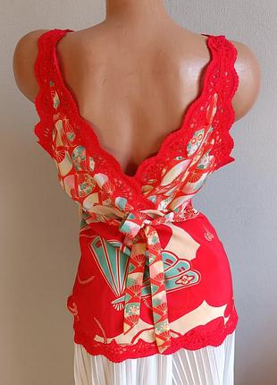 Блуза, топ из 100% натурального шелка.