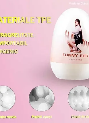 Яйце мастурбатор funny egg вагіна 3