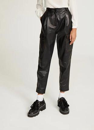 Фірмові шкіряні штани брюки claudie pierlot