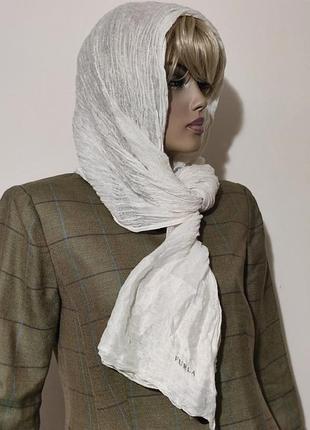 Furla палантин шарф из смесового шелка жатка /12775/