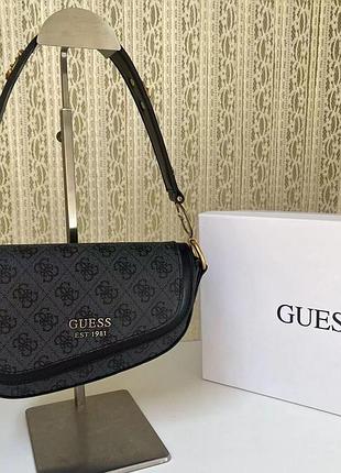 Сумка жіноча guess сідло через плече седло