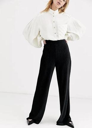 Высокие велюровые брюки other &stories