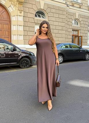 Женское роскошное платье комбинация большого размера