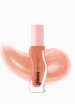 Олія для губ gisou honey infused lip oil у відтінку glazed plum, 8 мл