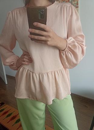 Блуза персикова