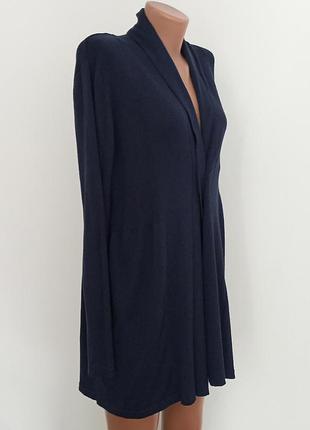 Темно синий кардиган 2