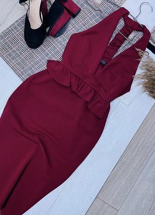 Коротка сукня xs плаття футляр коротке плаття маленького розміру бордова сукня
