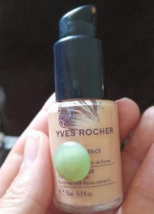 Тональний крем база під макіяж  yves rоcher.. 2/3 флакона залишок тон 02 apricot