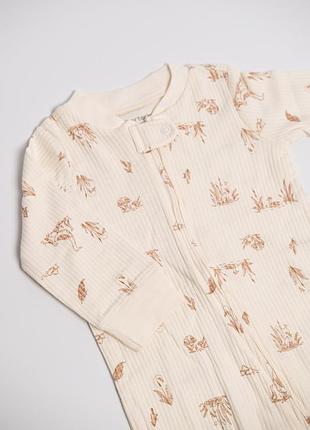 Слип в рубчик "гусочки" от carters