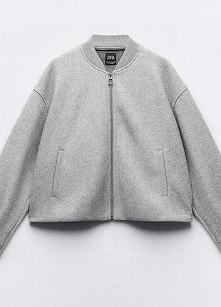 Zara оверсайз бомбер 5