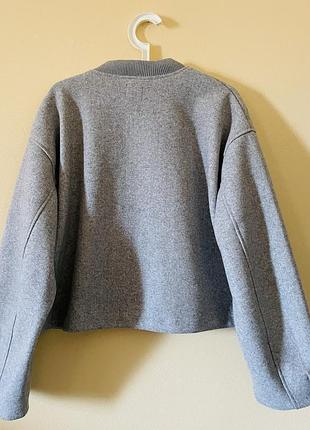 Zara оверсайз бомбер 8