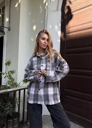 Сорочка трендова в клітинку