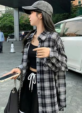 Сорочка в клітинку oversize