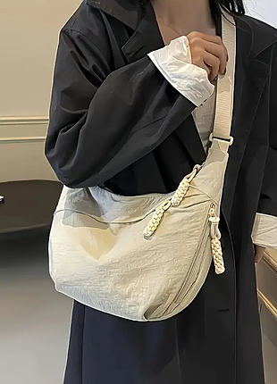 Сумка в спортивному стилі через плече унісекс  колір хакі