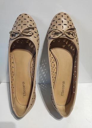 Балетки туфли с перфорацией