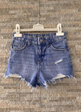 Джинсові шорти рвані з потертостями primark 7/8 років, 128 см