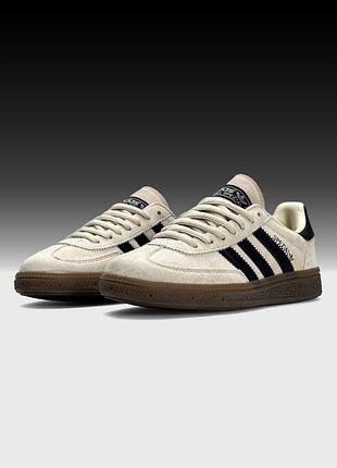 Жіночі кросівки adidas spezial beige black