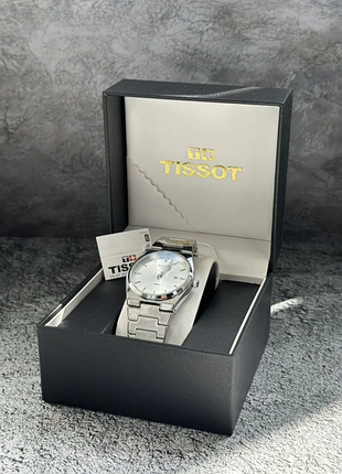 Часы мужские tissot prx серебряные
