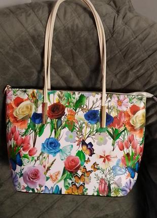 Классная сумка в цветы