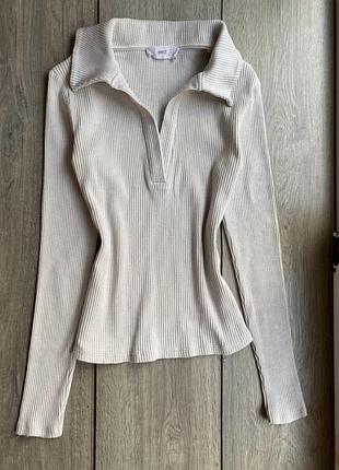 Кофточка хлопок с воротником