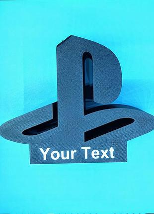 Настільна підставка у вигляді логотипу playstation для геймпадів dualsense та dualsense edge 0770 2