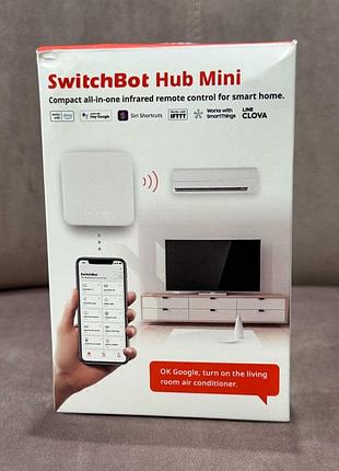 Хаб для умного дома switchbot hub mini smart, универсальный