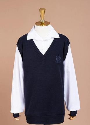 Рубашка обманка для парней на 5-13 лет