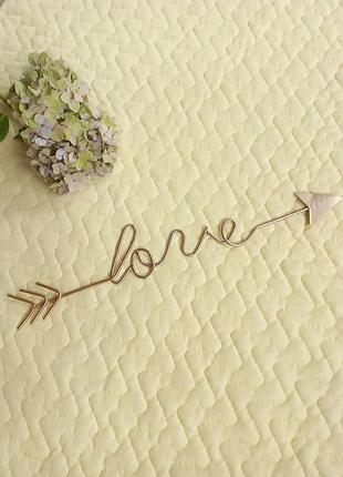Настенный декор слово любовь love