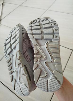 Кеды nike серые в сетку 4