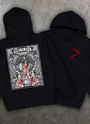 Худи на флисе с капюшоном с принтом s&gt;m&gt;l&gt;xl&gt;xxl&gt;xxxl