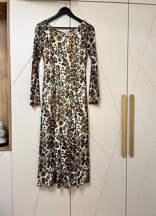 Леопардова сукня, розмір s-m, бренд