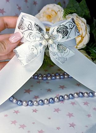 Резинка для волосся (1 шт) резинка бант для принцеси