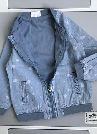 Класний стильний якісний бомбер куртка вітровка джинсова
