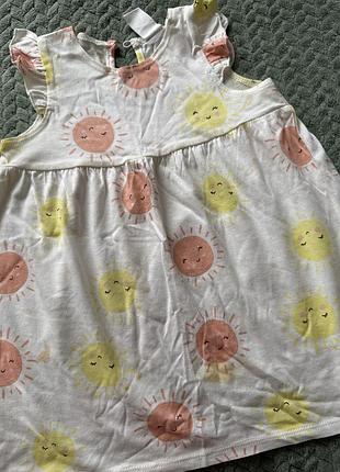 Ніжна сукня для маленької дівчинки 86 р