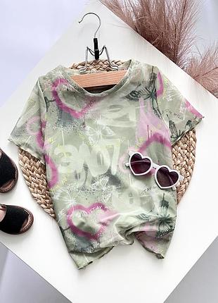 Блузка на дівчинку primark 7-8 років