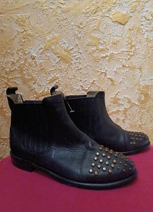 Сапожки кожаные,.