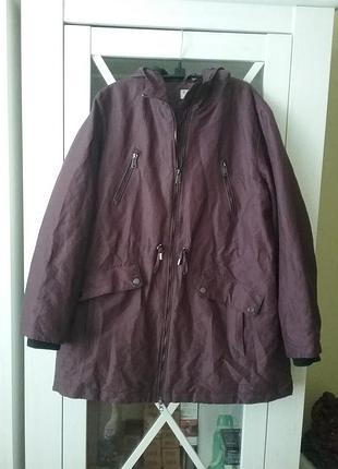 Теплая куртка на флисе