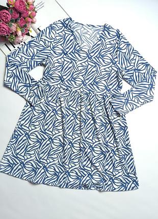 Трикотажное платье на длинный рукав eur 42 - 44 р.