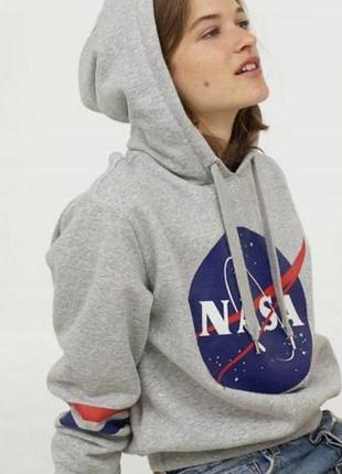 Вкорочена толстовка/худі nasa h&m