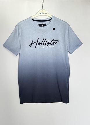 Футболка hollister 36 s синя