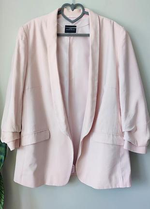 Піджак ніжно-рожевий, блейзер  рожевий, жакет