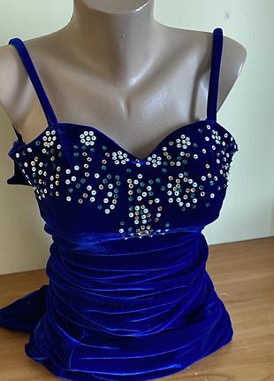 Сукня довга приталена міді