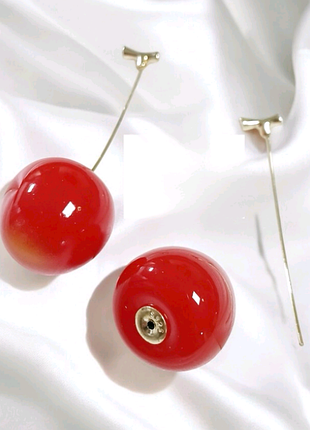 Серьги вишни черешни 🍑🥑🍊🧡☘️
