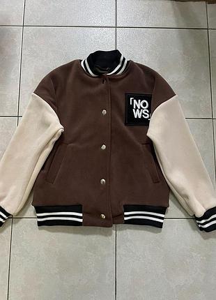 Флисовый бомбер на девочку