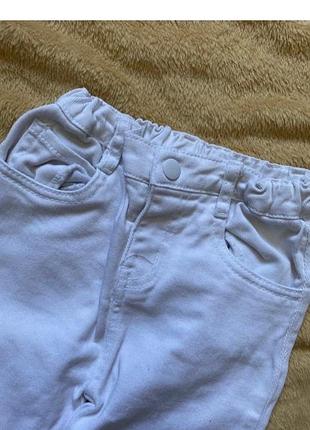 Білі джинси на дівчинку 5