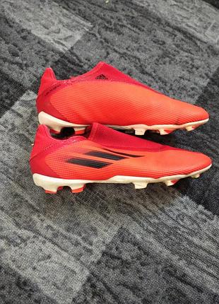 Дитячі бутси adidas jr x speedflow.3 ll fg 
розмір 38 
довжина устілки 24 см