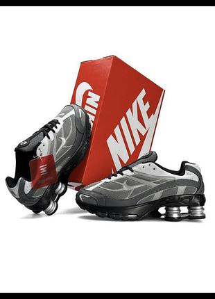 Чоловічі кросівки nike shox ride 2 grey white black
